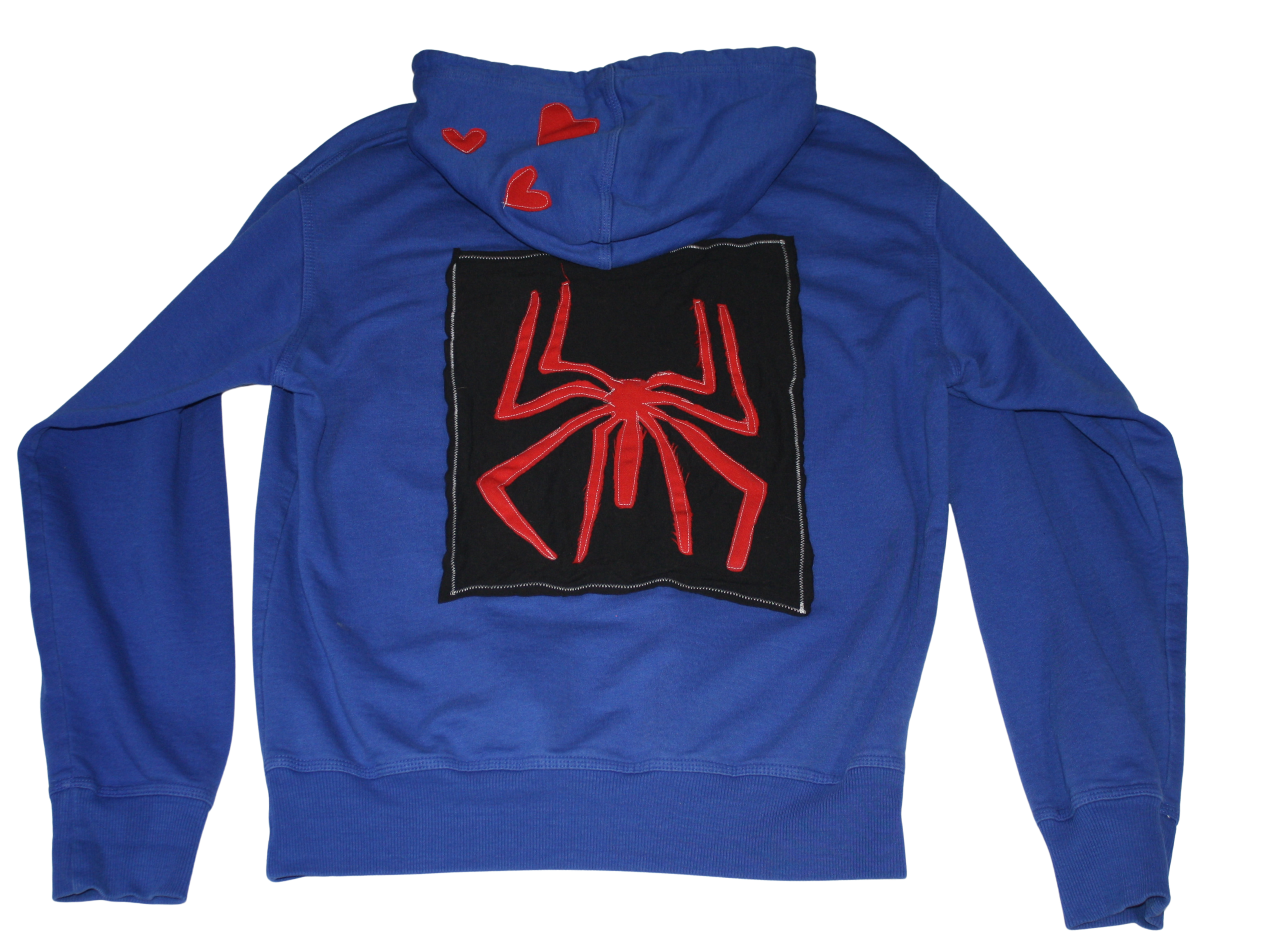 "OK Spider" Custom Blue Hoodie