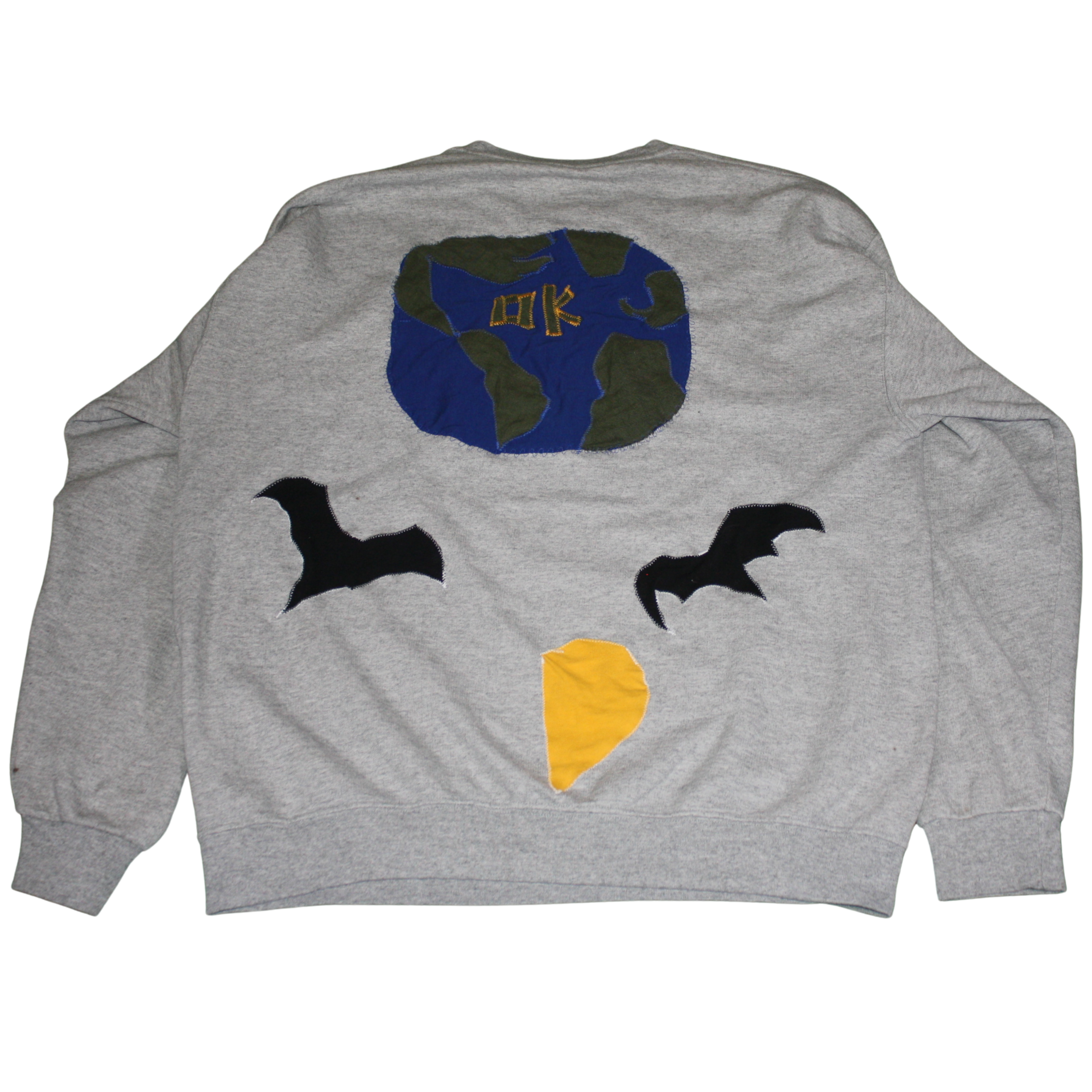 Grey "OK Earth" Sweater