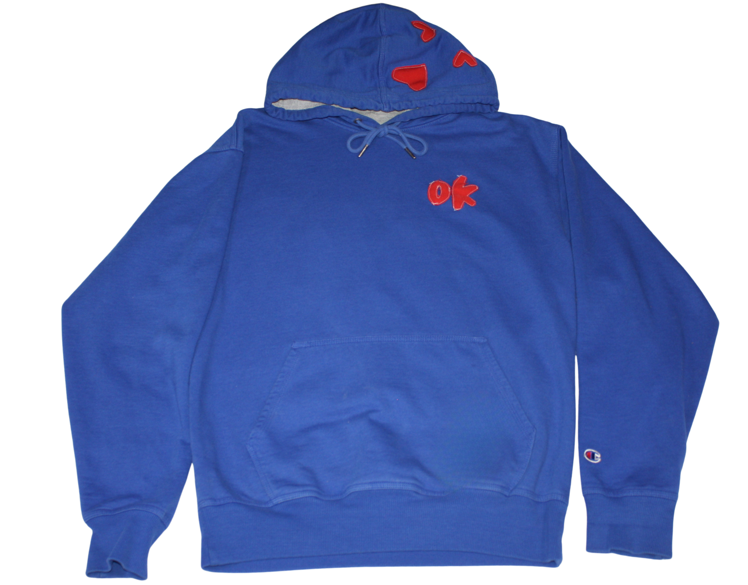 "OK Spider" Custom Blue Hoodie